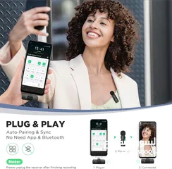  4 مايك تسجيل من براند بويا الأصلي لهواتف الاندرويد Boya BY-V10 For Android Mic