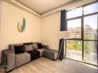  13 Brand New Furnished two bedroom apartment in Abdoun with Balcony شقة مفروشة غرفتين في عبدون جديدة