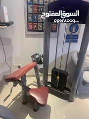  9 Gym equipment 5 machines