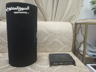  2 بازوكا 1000 watts و Amplifier للبيع عاجللل!!!!