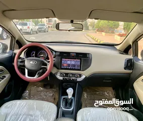  12 كيا ريو 2014 فحص كامل بحالة الوكالة