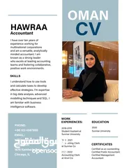  2 نصمم لك سيرة ذاتية cv احترافي يسهل لك الحصول على وظيفة احلامك بتصميم مميز وعلى يد مصممين محترفين