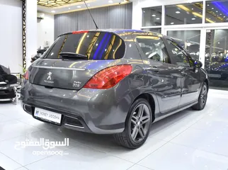  5 Peugeot 308 TURBO ( 2014 Model ) in Gray Color GCC Specs