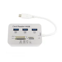  5 7 in 1 USB 3.1 Type-C To USB 3.0 Hub MS M2 SD TF Card Reader Hub