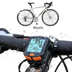  3 Waterproof Bicycle LCD Speedometer Odometer