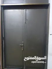  2 باب حديد ادهان ثقيل ما بصدي حديد ثقيل