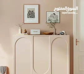 5 خزانة احذية حليب مزخرفة بشكل اقواس
