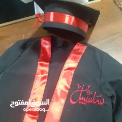  17 تفصيل الملابس المهنيه والزي المدرسي وارواب تخرج مع وشاح