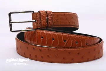  3 ostrich leather