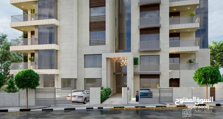  10 شقة للبيع مع حديقة و مدخل خاص و مصف سيارة خاص في المصايف بالقرب من وزارة المالية