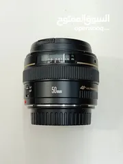  1 lens Canon 50mm 1.4