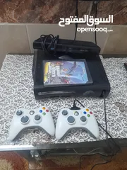  3 اكس بوكس 360 معدل ماشاء الله مع يد عدد2اصليات مع 50 سيديمع كميرا