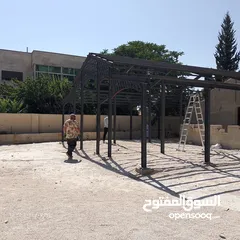  17 هنجر مطعم او كافيه او منزل)  Structural steel  للبيع .جديد ، لم يستعمل .. H ,90 kilograms ل  وزن كل