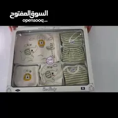  31 التوصيل متاح لكل فلسطين ، طقوم بيبي تركي قطن 100# ، الطقم الواحد بتكون من 10 قطع