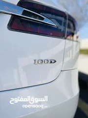  9 تيسلا موديل S 100D موديل 2018 بانوراما متحركة ، السيارة بحالة الوكالة Tesla Model S100D