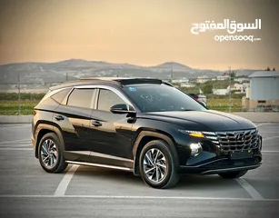  6 هونداي توسان/2022 فل الفل فتحة سقف بانوراما  2x4 ///240Hp بنزين + كهرباء  ( Haybrid) 1600cc