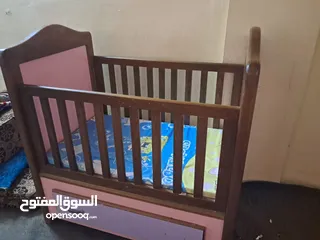  2 تخت اطفال تفصيل خشب زان