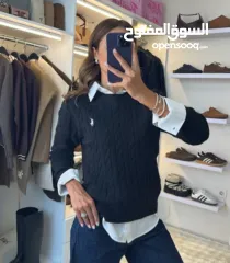  8 بلايز بناتي صوف  S-m-l-xl  بلوزة نسائية شتوية أنيقة – ألوان موسم و ألوان هادئة