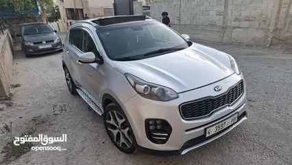  1 كيا سبورتج جتي لاين 2016فلل اضافات مع فتحة سقف بنوراما للبيع بسعر حررررق كاش نخب و ماتور 2000ديزل