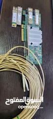  1 كرت فايبر مع كيبل 10G HP SFP Fiber PCIE