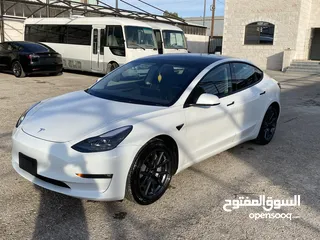  1 Tesla model 3 long range 2023 فحص كامل