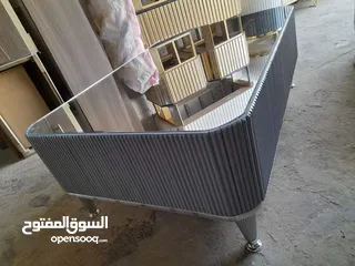  27 طاولات وسط خشب ودهان مكون من ثلاث قطع او حسب الطلب جميع احجام مع إمكانية تغير الون