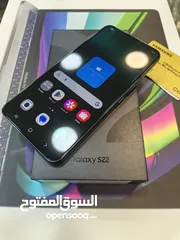  13 Samsung S22 5G وارد الوكيل الرسمي BMS 256 GB  عربي اصلي كاامل