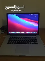  8 Macbook pro 2014 15inch i7 2.5 ghz اكثييييييير قوي ك معالج و البطاريه بتقعد على الاقل ساعتين