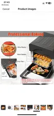  8 Air Fryer Oven,14.5L Large Toaster Oven with Touch Screen LED Digital, 16 Program