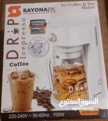  1 ماكينة آيس كوفي و مطحنة قهوة بسعر حرق شوف الوصف