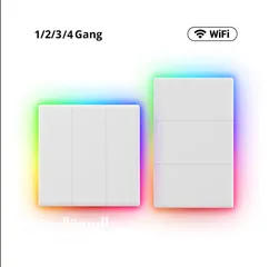  1 إضاءة أنيقة ومفتاح ذكي  وتحكم ذكي SONOFF T5 WORK ALEXA GOOGLE HOME