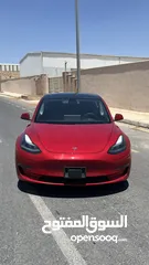  3 تسلا موديل 3 لونج رينج دويل موتور بحالة ممتازة جداً فحص اوتوسكورB+