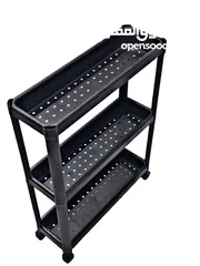  4 * Minty Life Vesken  3 tier in black color *Bergshult white shelves