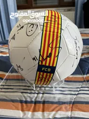  2 Authentic Barcelona 2013-2014 singned nike football