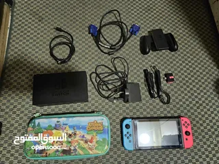  1 Nintendo switch complete with accessories.