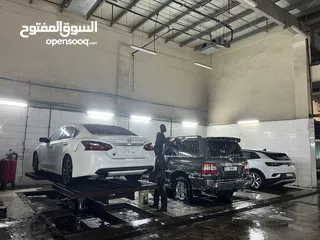  7 5 years old car wash for Sale in Prime  Location Ajman City Centre, opportunity to earn 50k monthly