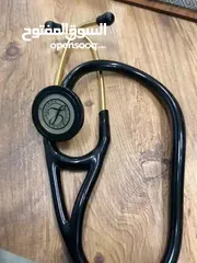  7 3m littmann cardiology gold  سماعه ليتمان الاصليه مع سيريل نمبر.  اللون ذهبي  ا