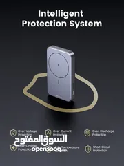  3 باور بانك يوجرين UGREEN POWER BANK  شحن لاسلكي مغناطيسي سريع مع حامل قابل للطي