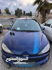  11 بيجو 206 موديل 2004 جير اوتوماتيك توب ترونيك ماتور 1400cc، الأجمل في الأردن