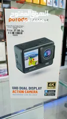  1 Porodo UHD Dual Display 4k Action camera Brand new camera