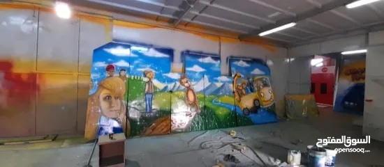  17 الرسم واللوحات الفنية فنان تشكيلي