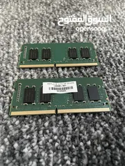  2 رامات لابتوب 16GB DDR4 جديده laptop (RAM)