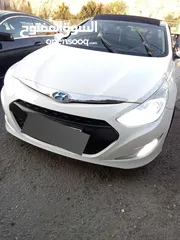  1 هونداي سوناتا فل كامل اعلا صنف فتحه سقف لون لؤلؤي سيارة بصلاة علئ النبي