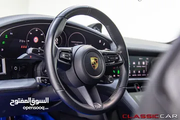  22 Porsche Taycan Turbo 2021 dual motor   كهربائية بالكامل  Full electric