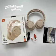  1 سماعات JBL tune 770 مستخدم لاسبوع فقط، بحال الجديد