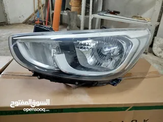 2 قطع اكسنت 2014 اضوية امامي 500 شيكل وخلفي 500 شيكل وطبونيين ب 500 شيكل