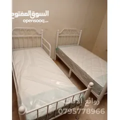  18 روائع الأثاث المعدني تخت حديد سرير حديد. مفرد. مجوز. مفرد ونص. طابقين.