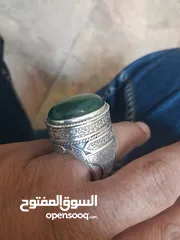  1 خاتم فضه شغل يدوي يراني