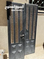  2 باب حديد كامل مع الحلق ثقيل جدًا تفصيل