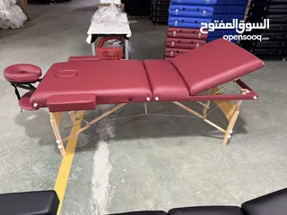  8 تخت مساج خشب متنقل (محمول) مع حقيبة خاصة له